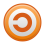 Icono Fuente en Naranja