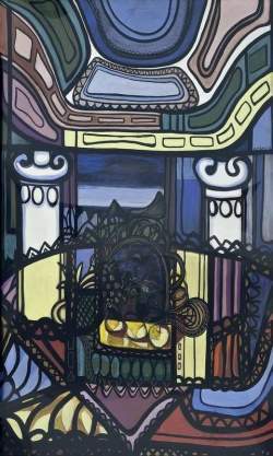 "Interior con columbas", de Amelia Peláez